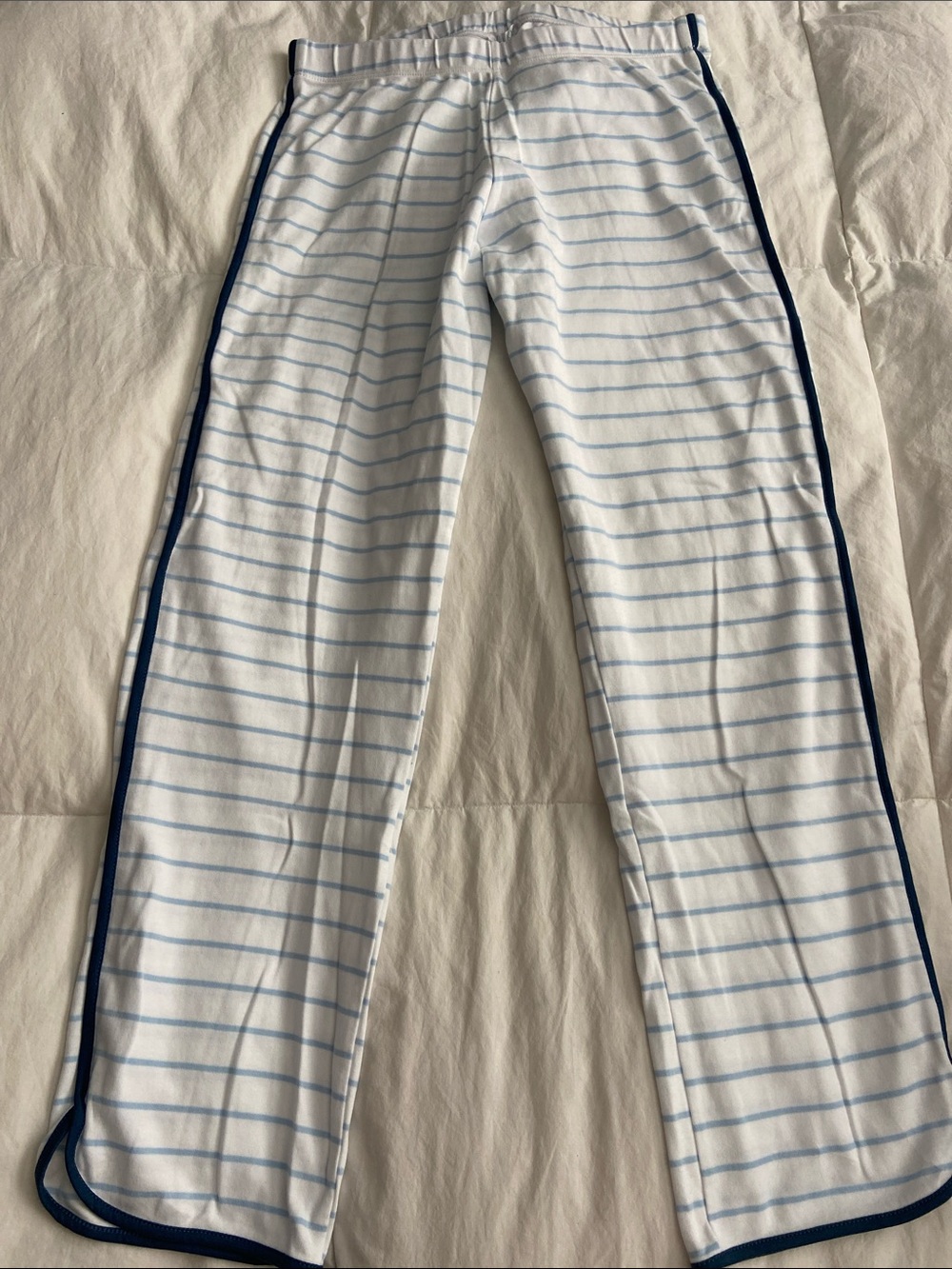 Lake lounge pants blue and white